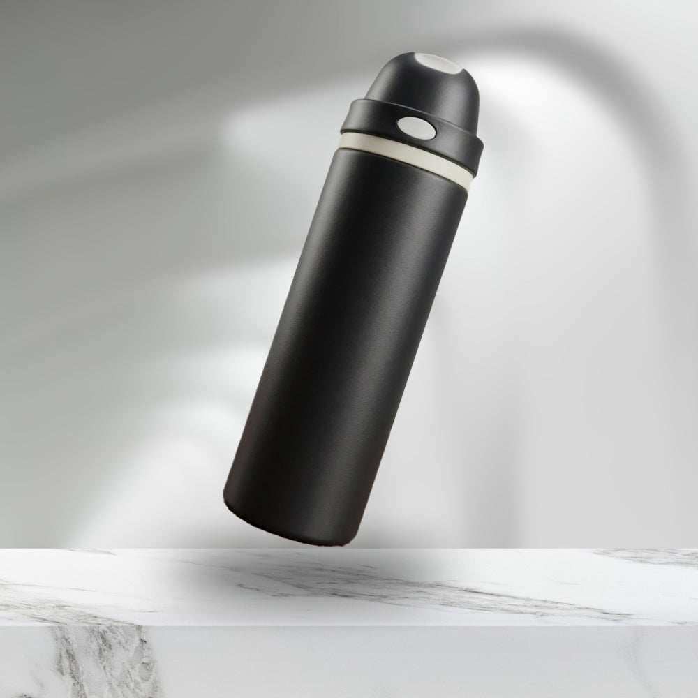 AZM – Stainless Steel Travel Flask with One-Click Flip Top Bottle