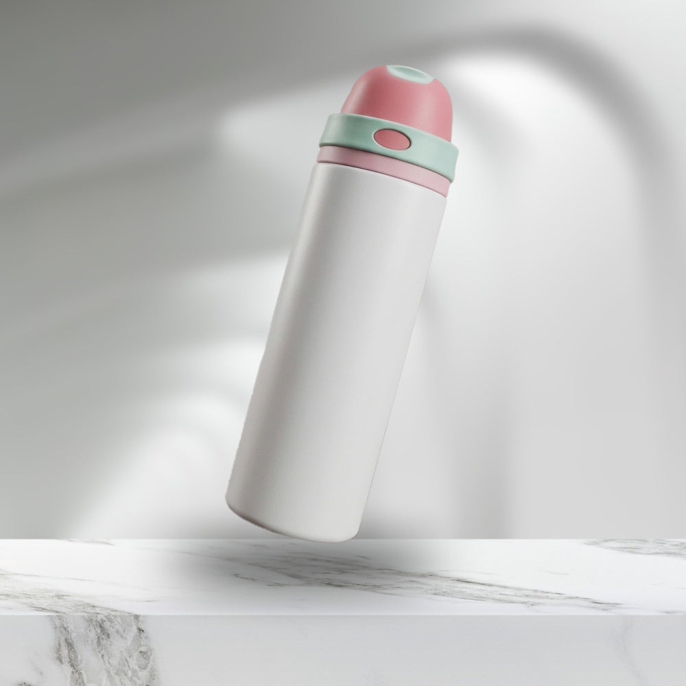 AZM – Stainless Steel Travel Flask with One-Click Flip Top Bottle