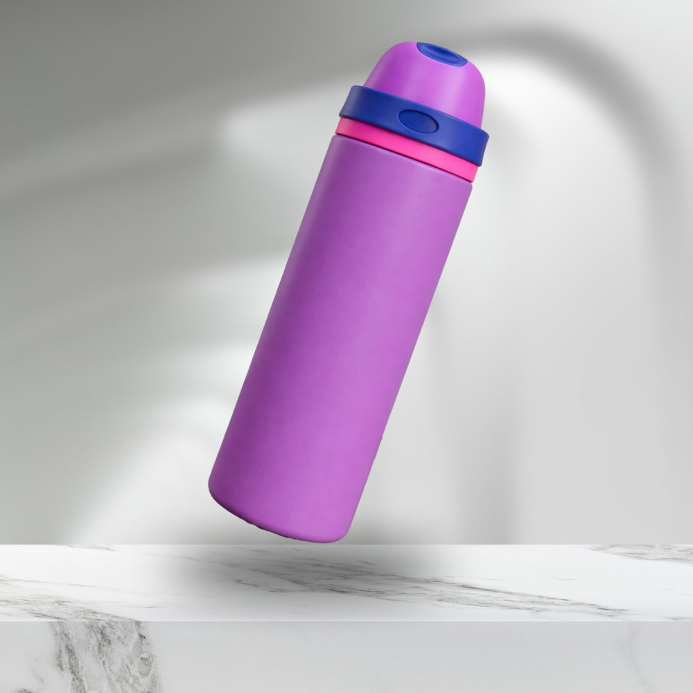 AZM – Stainless Steel Travel Flask with One-Click Flip Top Bottle