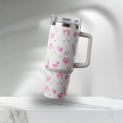 Gul – 40oz/1200ml Stainless Steel Tumblers with Handles and Straw Lids