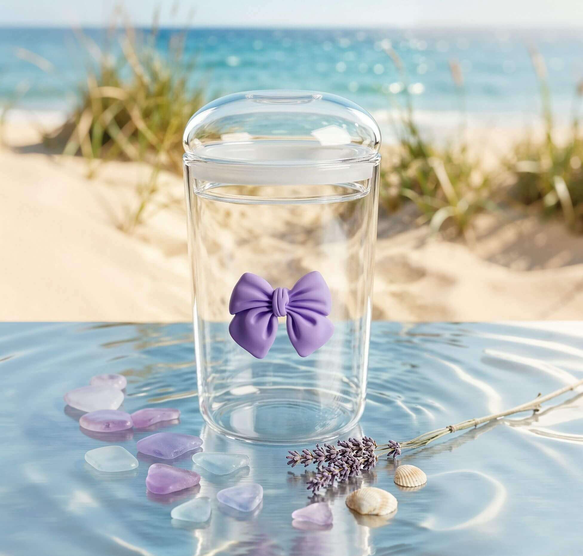 Alif 17oz/500ml Premium Glass Jar with Straw Lid